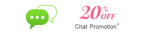20% OFF Chat Promotion
