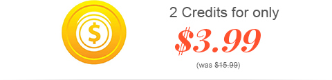 2 Credits for only $3.99