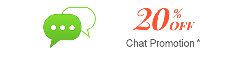 20% OFF Chat Promotion
